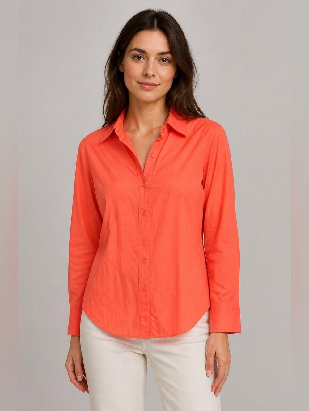 Riders by Lee Small Coral Button-Down Shirt
